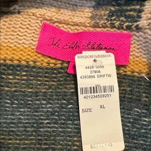 The Elder Statesman Beautiful Robe - Green, Tan, Gray and Gold